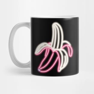 Pink Neon Banana Bar Sign Mug